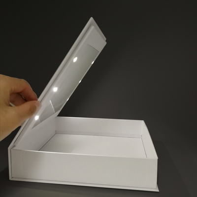 شراء 250g Art Paper Led Mirror Travel Card Cardboard Makeup Packaging Box online manufacture