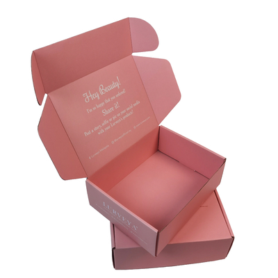 شراء PDF AI Pink Cardboard Flip صندوق ورق تغليف مستحضرات التجميل طلاء مائي online manufacture