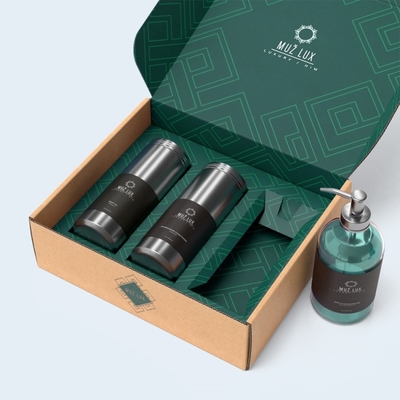 شراء 2.5 مم ورق تغليف العطور علب الهدايا المسطحة مع أغطية المياه بالورنيش online manufacture