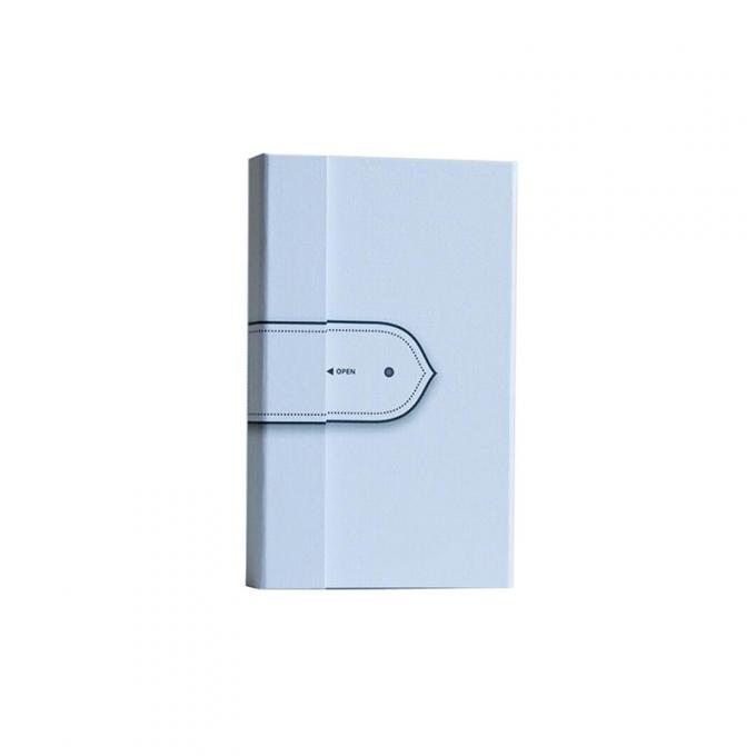 صندوق هدايا SGS ROHS Pantone على شكل كتاب مع طباعة إغلاق مغناطيسي PMS 0