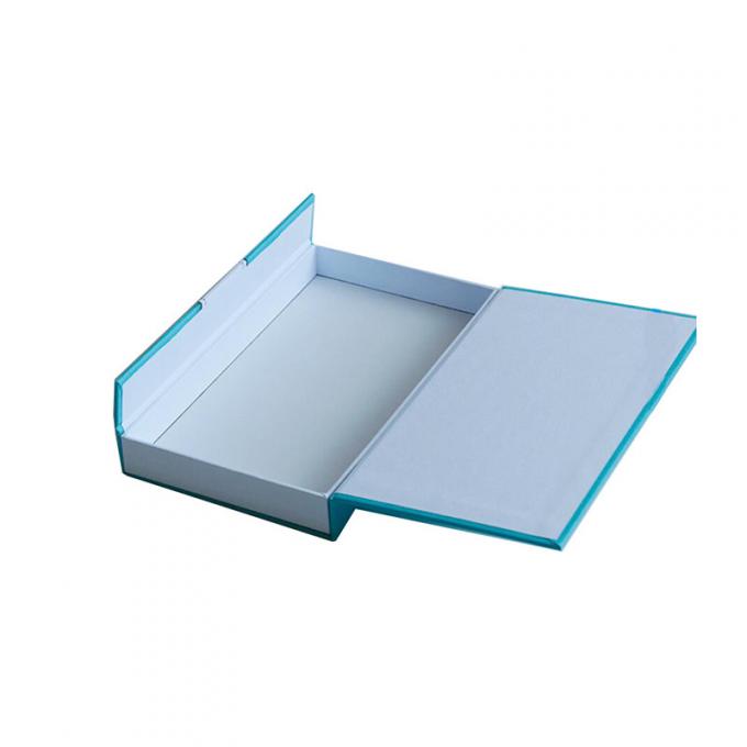 صندوق هدايا SGS ROHS Pantone على شكل كتاب مع طباعة إغلاق مغناطيسي PMS 1