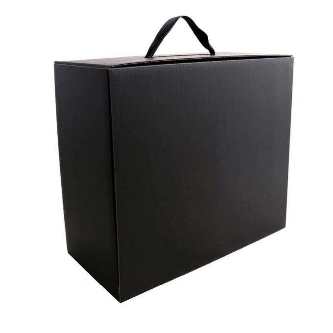 Grosgrain التعامل مع علب الهدايا الصلبة SGS ROHS Flip Top Gift Box 2
