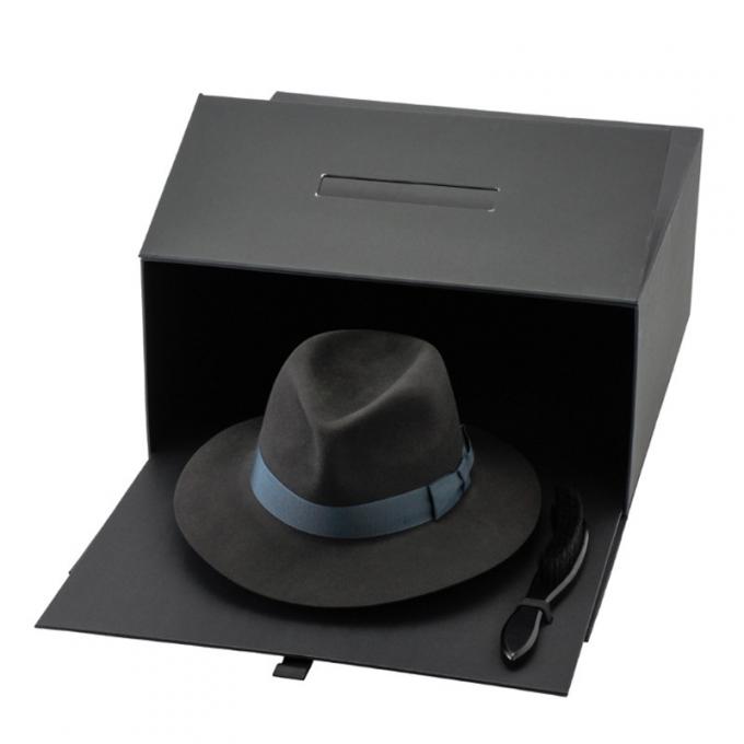 Grosgrain التعامل مع علب الهدايا الصلبة SGS ROHS Flip Top Gift Box 1