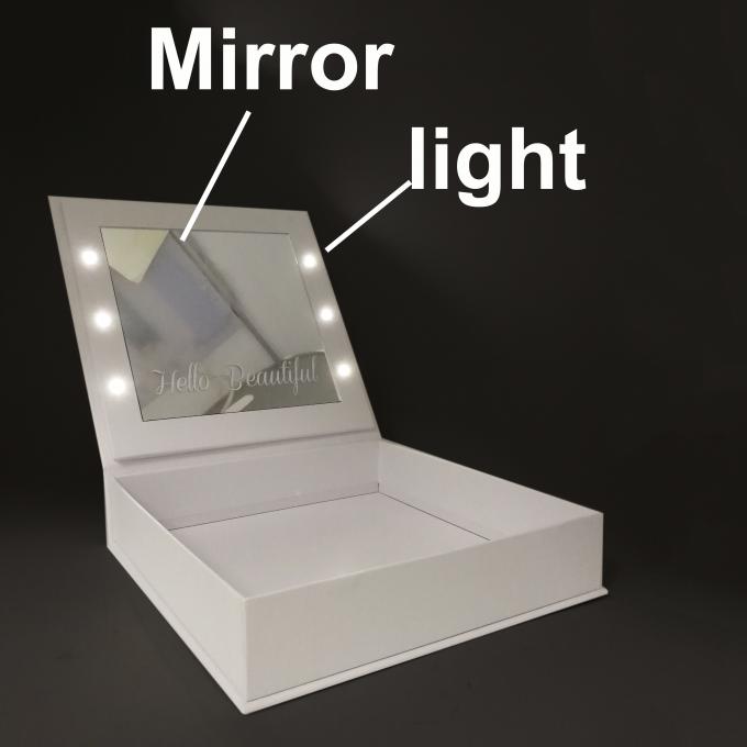 250g Art Paper Led Mirror Travel Card Cardboard Makeup Packaging Box 0